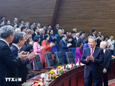 Tổng Bí thư Tô Lâm dự Lễ công bố các Nghị quyết, Quyết định về sáp nhập đơn vị hành chính tại Thành phố Hồ Chí Minh