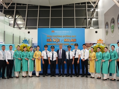 Khai trương đường bay thẳng Hà Nội – Milan