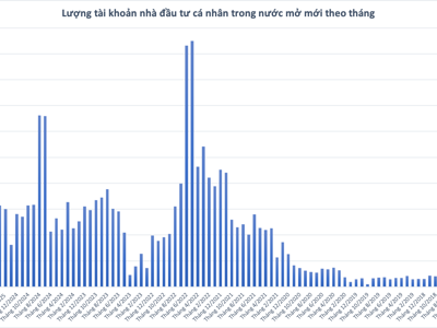 Cá nhân đổ xô mở tài khoản chứng khoán, lập kỷ lục gần một năm 