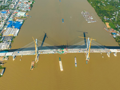Cầu Rạch Miễu 2 sẽ khánh thành vào ngày 19/8/2025