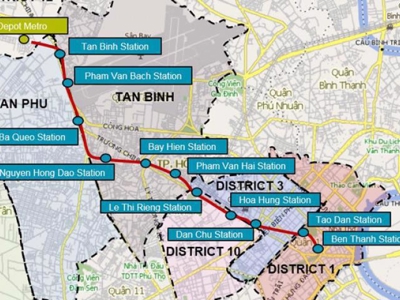 TP.HCM: Dự án metro số 2 đạt 100% giải phóng mặt bằng, khởi công trong năm 2025