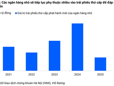 Trái phiếu thứ cấp vẫn là “phao cứu sinh” cho các ngân hàng nhỏ