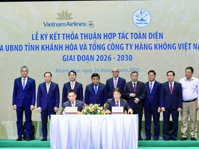 Vietnam Airlines và tỉnh Khánh Hòa: Hợp tác toàn diện, nâng tầm điểm đến quốc tế giai đoạn 2026 - 2030