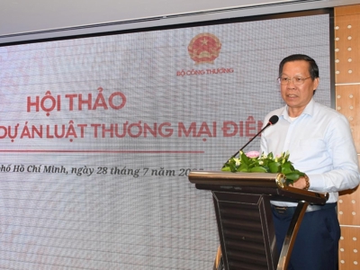 Sẽ trình Quốc hội thông qua Luật Thương mại điện tử vào tháng 10/2025