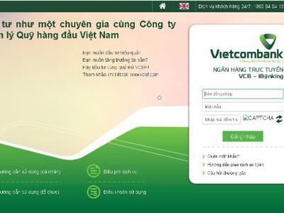 Vietcombank cảnh báo giao dịch giả mạo ngân hàng điện tử