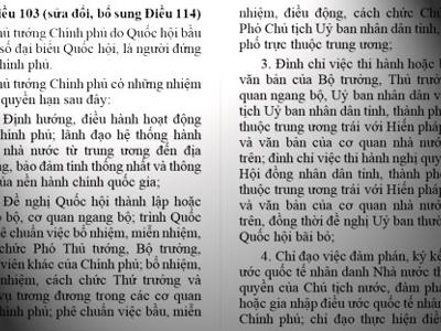 Góp ý sửa Hiến pháp: Thủ tướng do dân bầu