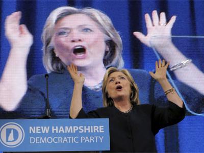 Tỷ lệ ủng hộ Hillary Clinton vào Nhà Trắng sụt mạnh