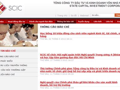 Sẽ thành lập Công ty Đầu tư SCIC