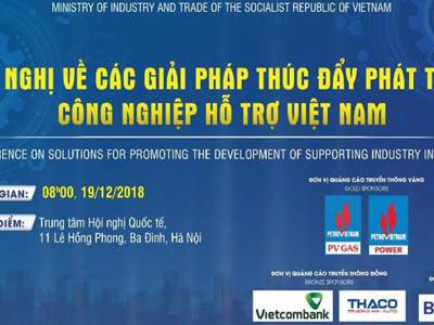 Giải pháp thúc đẩy phát triển công nghiệp hỗ trợ Việt Nam