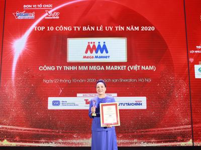 MM Mega Market giành vị trí thứ 3 trong top 10 Công ty bán lẻ uy tín 