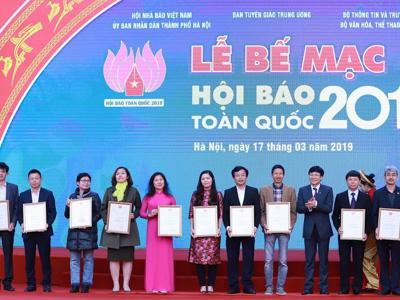 Thời báo Kinh tế Việt Nam giành 3 giải thưởng tại Hội báo toàn quốc 2019