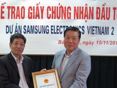 FDI 11 tháng: Tăng tốc nhờ… Samsung