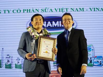 Vinamilk vào top 10 thương hiệu Tin và Dùng Việt Nam 2016