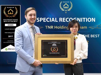 TNR Holdings Việt Nam nhận hai giải thưởng bất động sản châu Á