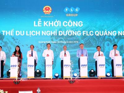 Quần thể du lịch nghỉ dưỡng FLC Quảng Ngãi chính thức khởi công
