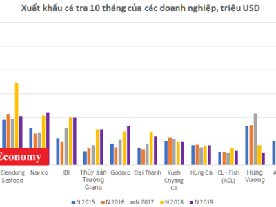 Xuất khẩu cá tra 10 tháng: Thị trường Trung Quốc tiếp tục "cứu" doanh nghiệp