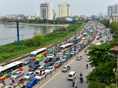 Đề nghị Hà Nội làm cầu vượt giảm ùn tắc đường Giải Phóng