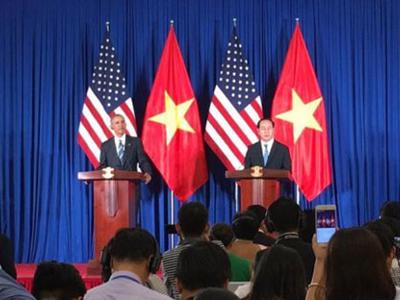 Obama: Mỹ bỏ lệnh cấm vận vũ khí sát thương với Việt Nam