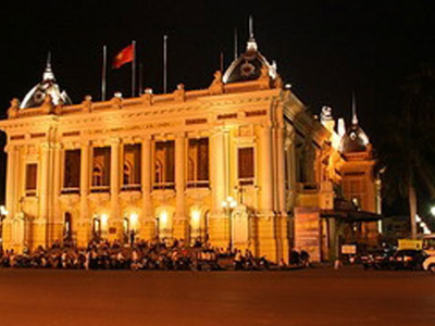 Trang trí chiếu sáng theo chủ đề Hà Nội 1.000 năm