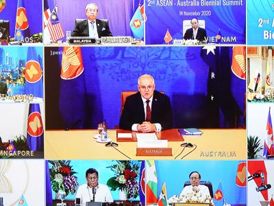 Australia cam kết hỗ trợ hàng trăm triệu USD cho các nước ASEAN