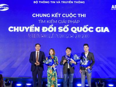 Viet Solutions 2020 vinh danh 3 sản phẩm công nghệ chuyển đổi số quốc gia