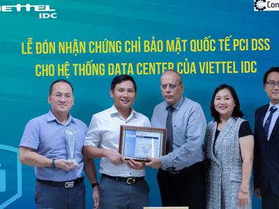 Hệ thống trung tâm dữ liệu Viettel IDC đạt thêm một chứng chỉ quốc tế