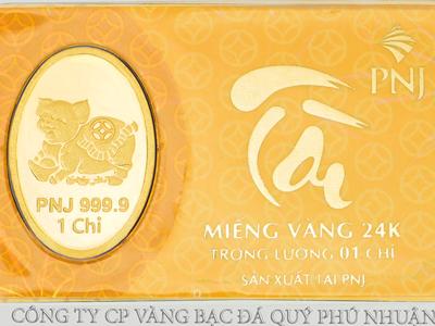 Doanh thu vàng miếng của PNJ tăng 94,2% so với cùng kỳ