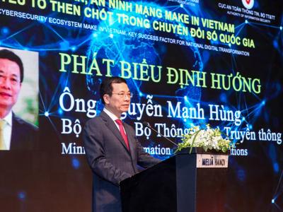 Bộ trưởng Nguyễn Mạnh Hùng: Phải có cách tiếp cận mới để phổ cập an toàn an ninh mạng
