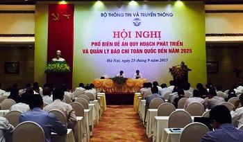 Công bố đề án quy hoạch báo chí đến 2025