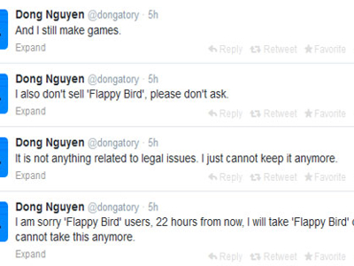 Hà Đông tính “khai tử” Flappy Bird