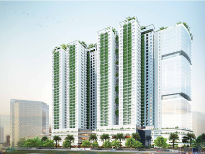 EcoLife Capitol, toà tháp xanh với bể bơi nước mặn