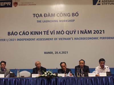 VEPR: Tăng trưởng 2021 khoảng 6,0-6,3%, cẩn trọng bong bóng tài sản 