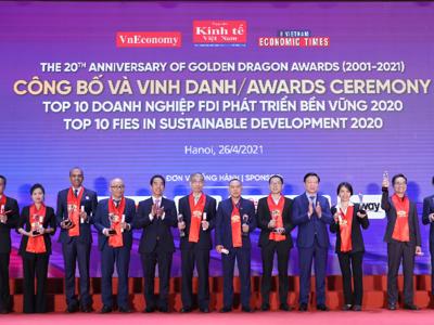 Vinh danh Top 10 doanh nghiệp FDI 