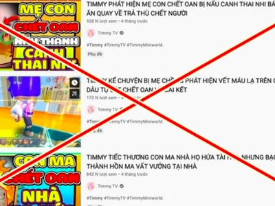 Xử lý nghiêm kênh YouTube Timmy TV do đưa các nội dung nguy hại với trẻ em