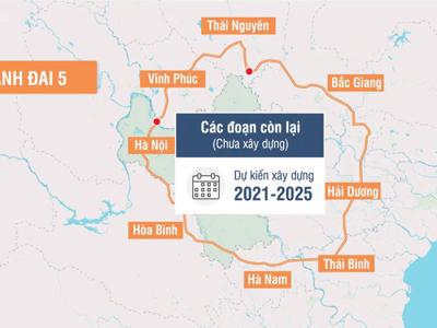 Bắc Giang đề nghị hỗ trợ 1.330 tỷ đồng đầu tư vành đai 5 dài hơn 51km