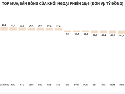 Thị trường lập đỉnh mới, khối ngoại bất ngờ quay ra bán ròng