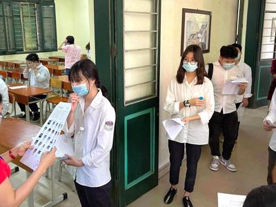 Sáng nay, các sỹ tử khởi động Kỳ thi tốt nghiệp THPT 2021