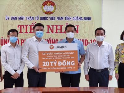 Tập đoàn HDMon Holdings đồng hành cùng Quảng Ninh phòng, chống dịch Covid-19