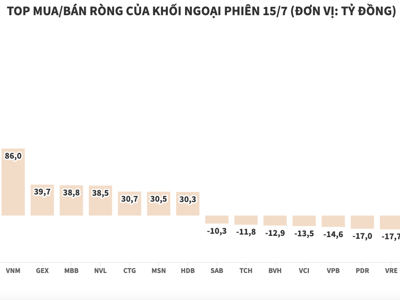 Khối ngoại tiếp tục giải ngân thêm 736 tỷ đồng trong phiên đáo hạn phái sinh