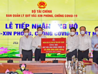 Quỹ vaccine phòng, chống Covid-19 đã nhận hơn 8,1 nghìn tỷ đồng 