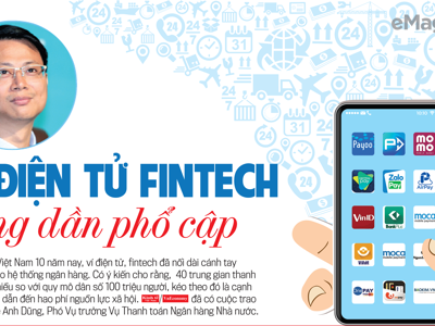 Ví điện tử, fintech đang dần phổ cập