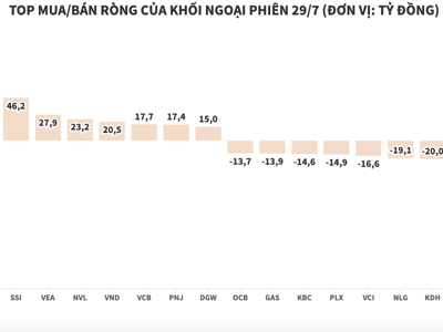 Khối ngoại tập trung gom VHM, xả mạnh HPG