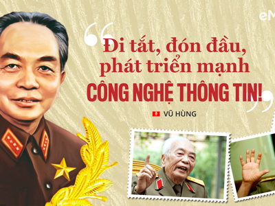 “Đi tắt, đón đầu, phát triển mạnh công nghệ thông tin!”