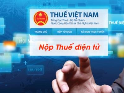 Ngành thuế kết nối với 55 ngân hàng nộp thuế điện tử