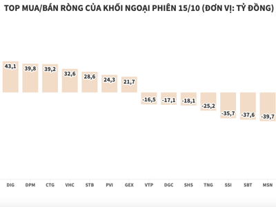 Khối ngoại trở lại mua ròng, HSG là tâm điểm