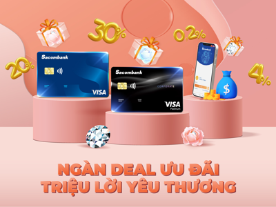 Sacombank triển khai nhiều ưu đãi nhân dịp ngày Phụ nữ Việt Nam 20/10