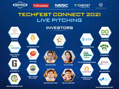 Live Pitching trong khuôn khổ Chương trình Techfest Connect 2021