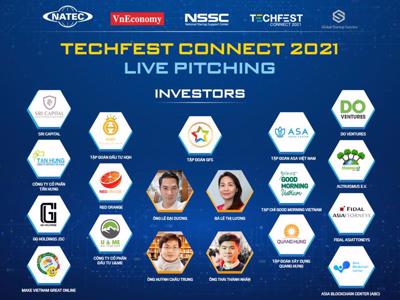 Live Pitching - Techfest Connect 2021 links startups and investors