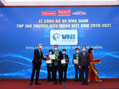 Bảo hiểm Hàng không khẳng định vị thế Top 100 Thương hiệu Mạnh