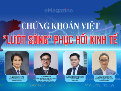 Chứng khoán Việt “lướt sóng” phục hồi kinh tế